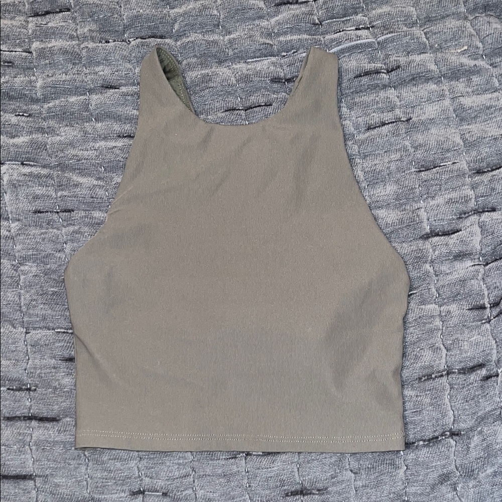 Women's Gray Sleeveless Top